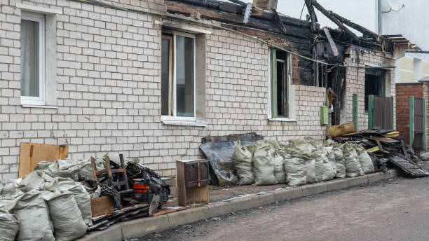 Professional Fire Damage Removal technician working in Occoquan, VA